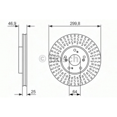 0 986 479 965 BOSCH Тормозной диск