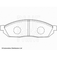 ADH24205 BLUE PRINT Комплект тормозных колодок, дисковый тормоз