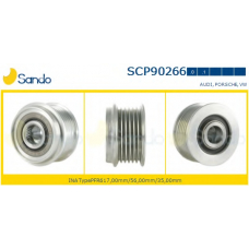 SCP90266.1 SANDO Ременный шкив, генератор