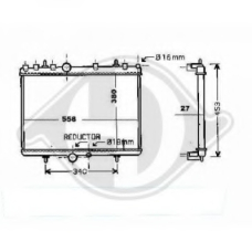 8424306 DIEDERICHS Радиатор, охлаждение двигателя