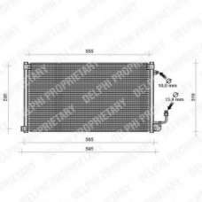 TSP0225119 DELPHI Конденсатор, кондиционер