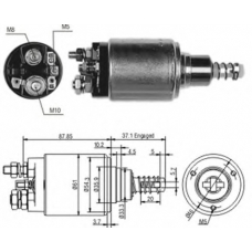 940113050193 MAGNETI MARELLI Тяговое реле, стартер