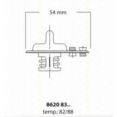 8620 8382 TRISCAN Термостат, охлаждающая жидкость