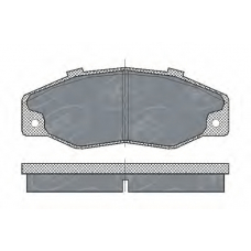 SP 218 PR SCT Комплект тормозных колодок, дисковый тормоз