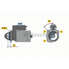 0 986 022 680 BOSCH Стартер