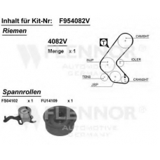 F954082V FLENNOR Комплект ремня грм