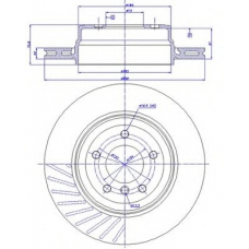 142.1056 CAR Тормозной диск