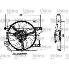 698494 VALEO Электродвигатель, вентилятор радиатора
