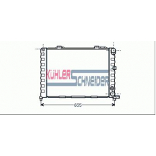 1001501 KUHLER SCHNEIDER Радиатор, охлаждение двигател