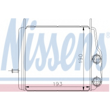 90512 NISSENS Масляный радиатор, двигательное масло