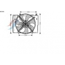 MS7504 AVA Вентилятор, охлаждение двигателя