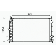 RM0612 EQUAL QUALITY Радиатор, охлаждение двигателя