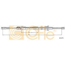 10.471 COFLE Трос, стояночная тормозная система