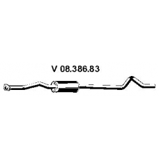 08.386.83 EBERSPACHER Предглушитель выхлопных газов