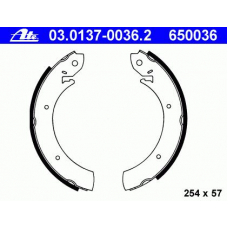 03.0137-0036.2 ATE Комплект тормозных колодок