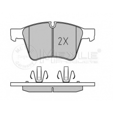 025 241 5120 MEYLE Комплект тормозных колодок, дисковый тормоз
