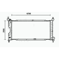 RM0201 EQUAL QUALITY Радиатор, охлаждение двигателя