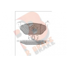 RB1184 R BRAKE Комплект тормозных колодок, дисковый тормоз