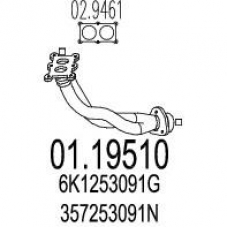 01.19510 MTS Труба выхлопного газа