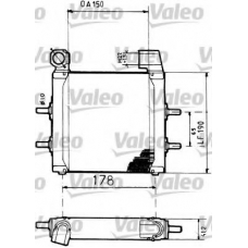 816701 VALEO Масляный радиатор, двигательное масло