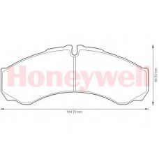 573505B BENDIX Комплект тормозных колодок, дисковый тормоз