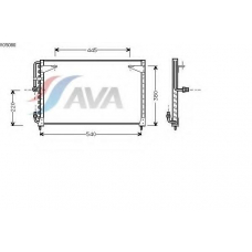 VO5080 AVA Конденсатор, кондиционер