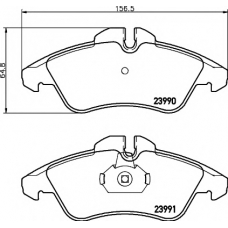 8DB 355 014-481 HELLA PAGID Комплект тормозных колодок, дисковый тормоз