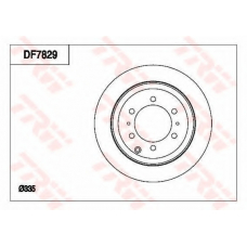 DF7829 TRW Тормозной диск