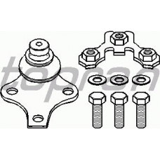 103 476 TOPRAN Несущий / направляющий шарнир