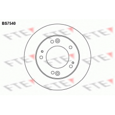 BS7540 FTE Тормозной диск