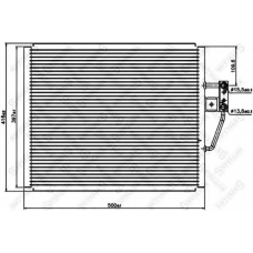 10-45054-SX STELLOX Конденсатор, кондиционер