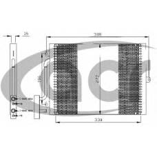 300339 ACR Конденсатор, кондиционер