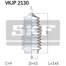 VKJP 2130 SKF Комплект пылника, рулевое управление