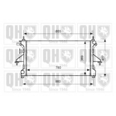 QER2588 QUINTON HAZELL Радиатор, охлаждение двигателя