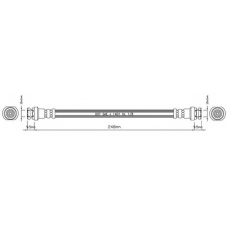 VBH471 MOTAQUIP Тормозной шланг