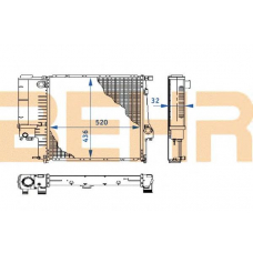 2109040 BEHR Radiator