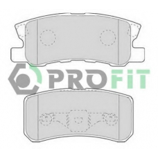 5000-1604 C PROFIT Комплект тормозных колодок, дисковый тормоз
