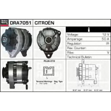 DRA7051 DELCO REMY Генератор