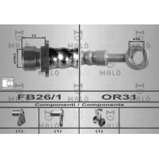 80466 Malo Тормозной шланг