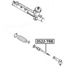 0522-TRB ASVA Осевой шарнир, рулевая тяга