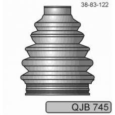 QJB745 QUINTON HAZELL Комплект пылника, приводной вал