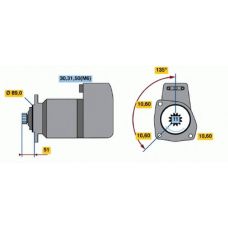 0 001 510 008 BOSCH Стартер