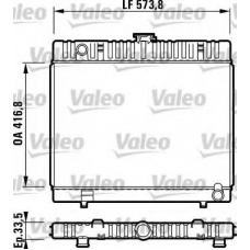 730302 VALEO Радиатор, охлаждение двигателя