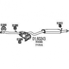 01.60243 MTS Глушитель выхлопных газов конечный