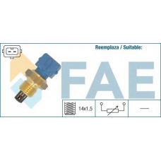 33002 FAE Датчик, температура впускаемого воздуха