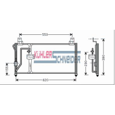 5220131 KUHLER SCHNEIDER Конденсатор, кондиционер