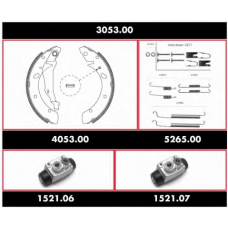 3053.00 REMSA Комплект тормозов, барабанный тормозной механизм