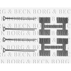 BBK1134 BORG & BECK Комплектующие, колодки дискового тормоза