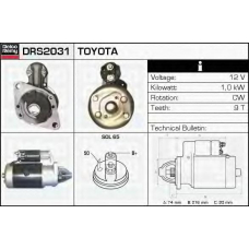 DRS2031 DELCO REMY Стартер