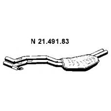21.491.83 EBERSPACHER Глушитель выхлопных газов конечный